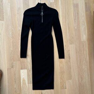 All Saints Sweater Quarter Zip Dress